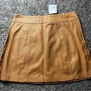 Forever 21 Tan Mini Skirt